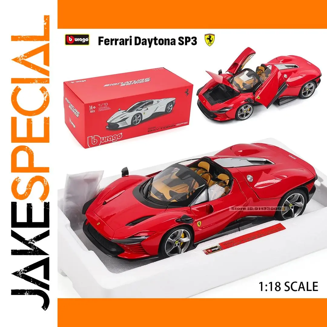 Bburago 1:18 Ferrari Daytona SF90 Diecast Model 1 Bburago 1:18 Ferrari Daytona SF90 Diecast Model