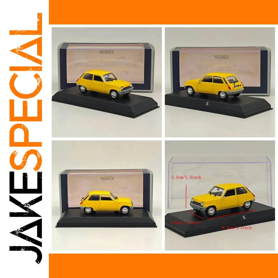 Norev Yellow Classic Car Model 1:43 Scale 1 Norev Yellow Classic Car Model 1:43 Scale