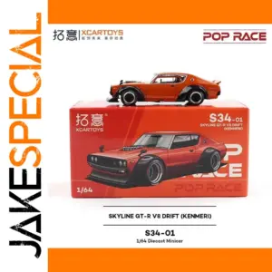 POP RACE 1:64 SKYLINE GT-R V8 Drift Car Model