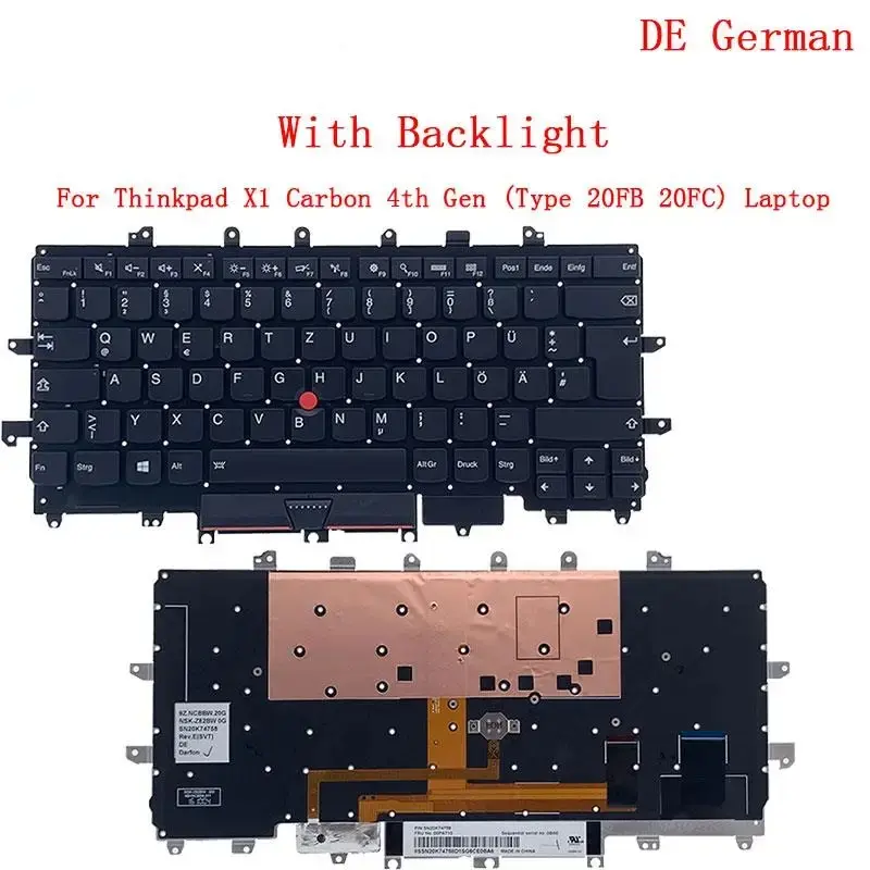 Lenovo Thinkpad X1 Carbon 4th Gen Keyboard 13 Lenovo Thinkpad X1 Carbon 4th Gen Keyboard - Image 13