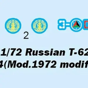 Russian T-62 BDD 1/72 Scale Military Model Kit 22 acc15260 upscaled