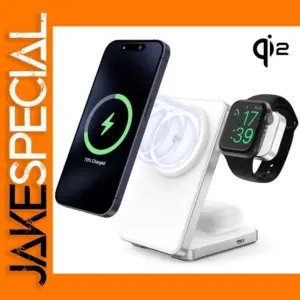 Qi2 3-in-1 Magnetic Wireless Charger for iPhone 15