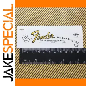 3Pcs Fender Jazzmaster Headstock Decals Set