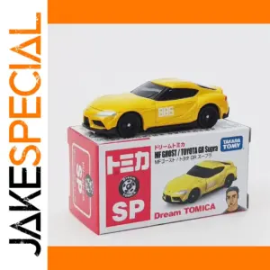 Takara Tomy Yellow Toyota GR Supra Model Car