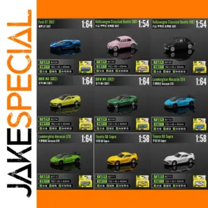 MSZ 1:64 Magnetic Classic Car Model Collection
