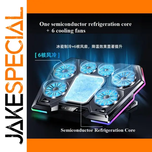 LZ-D13 Rapid Cooling Laptop Stand with RGB