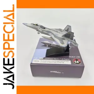 Diecast F-22 Raptor Model 1:100 Scale