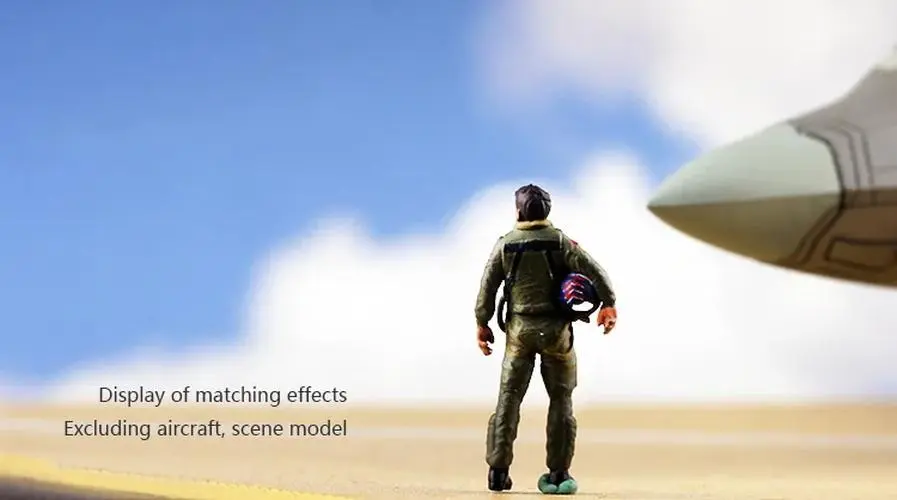 1/72 US Fighter Pilot Figurine Model 3 1/72 US Fighter Pilot Figurine Model - Image 3