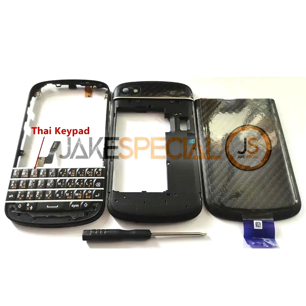 Black Q10 Full Housing and Keypad Replacement for Blackberry Q10 7 Black Q10 Full Housing and Keypad Replacement for Blackberry Q10 - Image 7