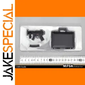 1/6 Scale MP5K Submachine Gun Model with Case