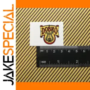 DOBRO Headstock Decal Set of 3 Stickers