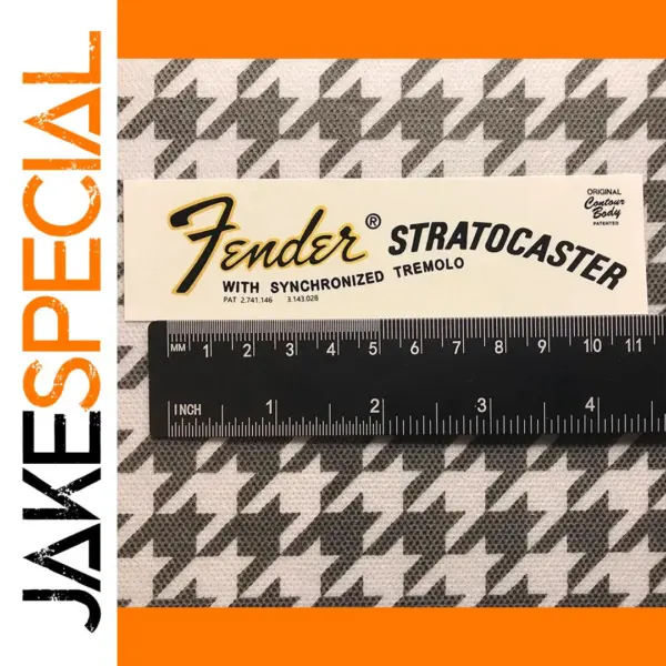 3Pcs Headstock Decal Set for Guitar Customization