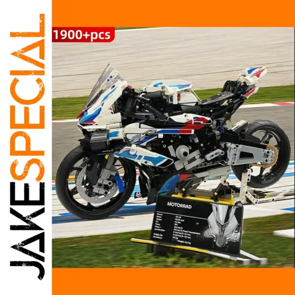 Motorcycle Building Blocks Assembly Model 668PCS