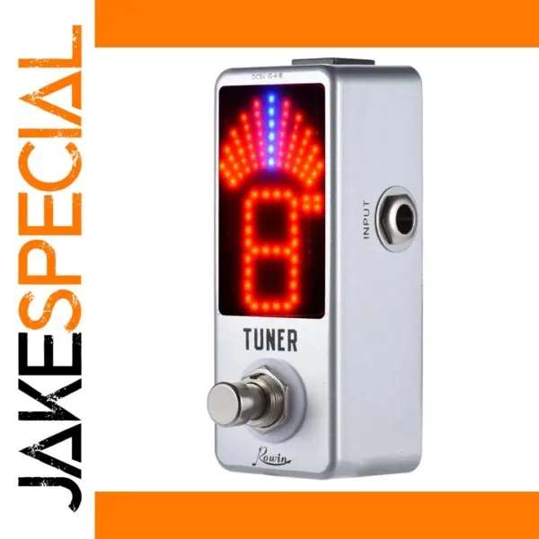 Mini Chromatic Tuner Pedal for Guitar Bass