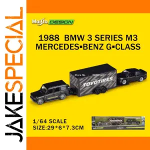 Maisto 1:64 Ford Bronco Car Set with Trailer