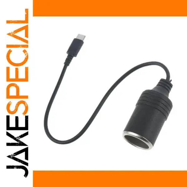 USB C PD to 12V Car Power Adapter
