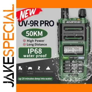 Baofeng UV-9R Pro IP68 Waterproof Walkie Talkie