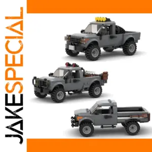 Military Off-road Pickup Building Block Model