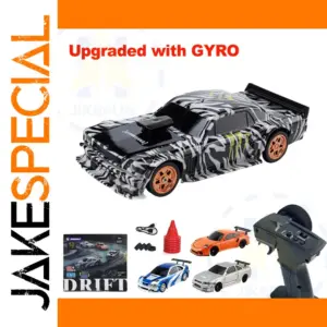 Upgraded 1/43 RC Drift Car with 4WD