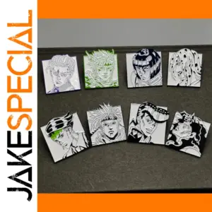 JoJos Bizarre Adventure Enamel Pin Badge for Fans
