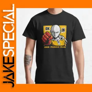 Saitama Hero Manga T-Shirt for Men Large
