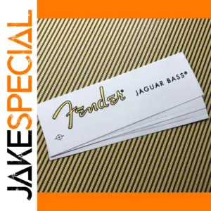 3 Pack Jaguar Bass Headstock Decals by Fender