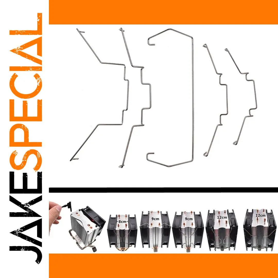 Stainless Steel Fan Mounting Clips Set 1 Stainless Steel Fan Mounting Clips Set