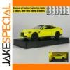 Vibrant Yellow BMW M4 Coupe Diecast Model