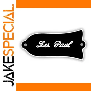 Les Paul Left Handed Truss Rod Cover Black