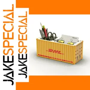 DHL Shipping Container Desk Organizer Box