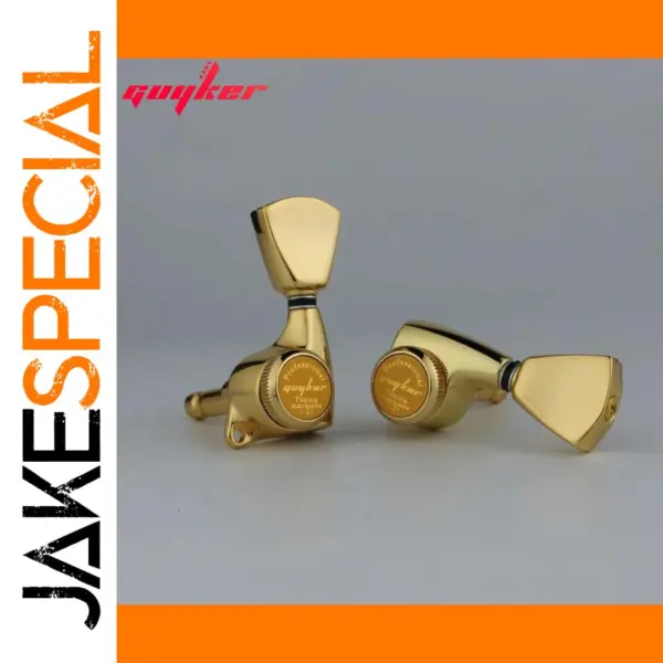 GUYKER Gold Lock String Tuners for Electric Guitar