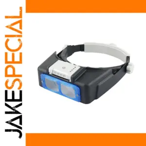Head Mount LED Magnifier with 4 Loupe Magnifications