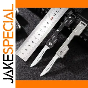 Mini Folding Surgical Knife with Steel Blade