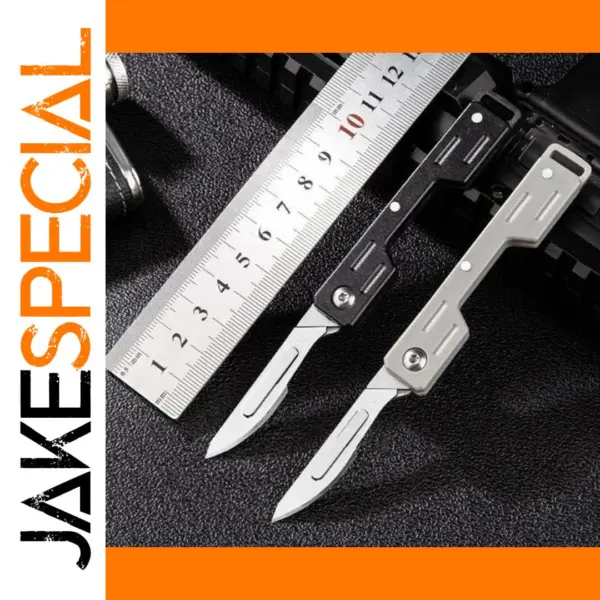 Mini Folding Surgical Knife with Steel Blade