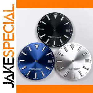 28.5mm NH35 Green Luminous Watch Dial