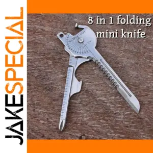 SWISSTECH 8-in-1 Folding Mini Knife Tool