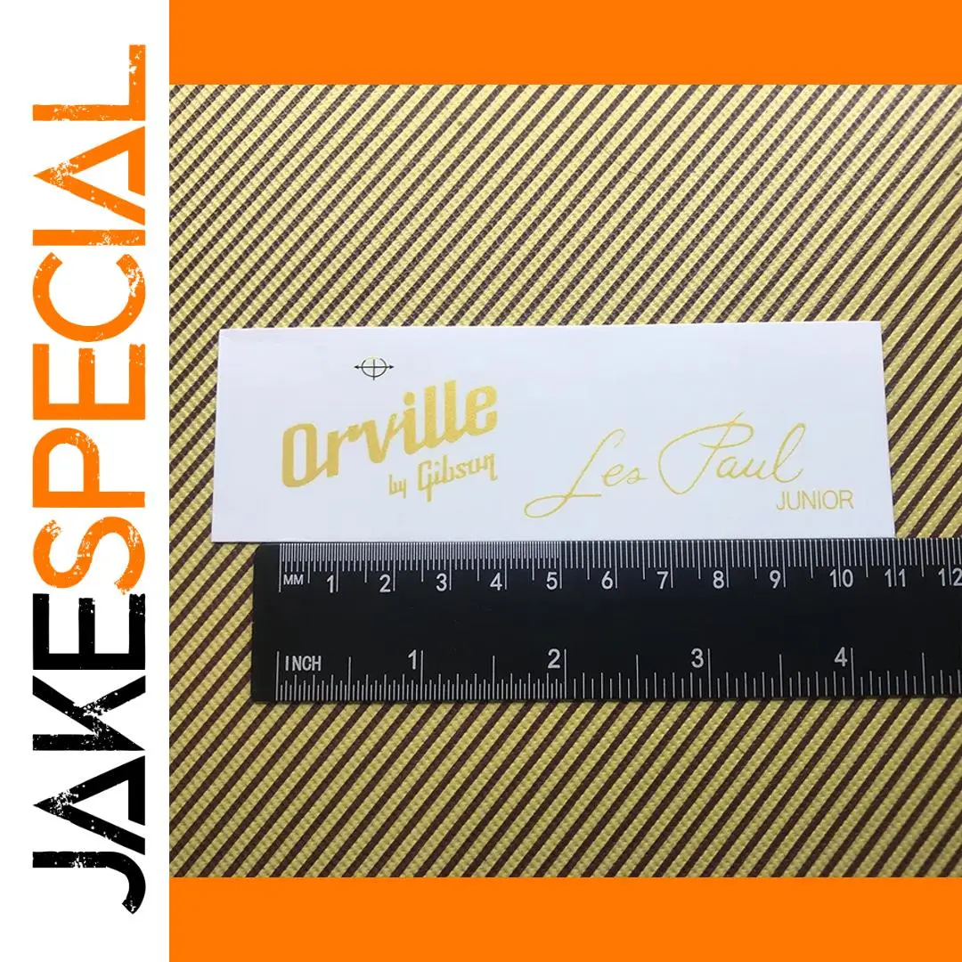 GIBSO Logo Decal Set - 3 Headstock Stickers 1 GIBSO Logo Decal Set - 3 Headstock Stickers