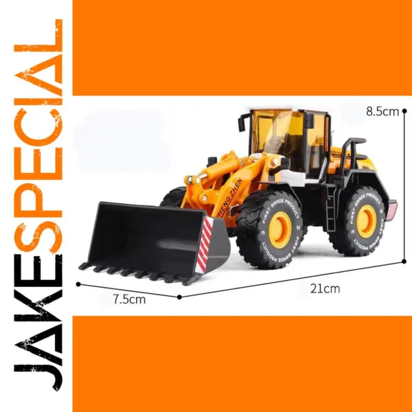 Colorful 1:50 Scale Front Loader Model