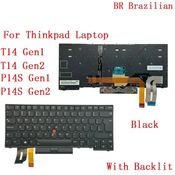 Backlit Keyboard for Lenovo ThinkPad T14 P14s - Image 7