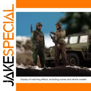 1/72 WWII American Soldier Model Set (2 Figures)