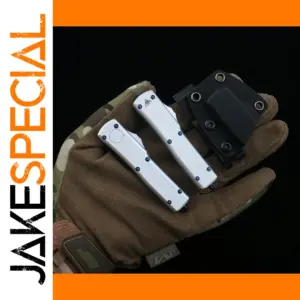 Portable D2 Steel Blade OTF Knife 14.8cm