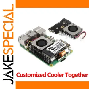 Raspberry Pi 5 PCIe to M.2 SSD Adapter With Cooler