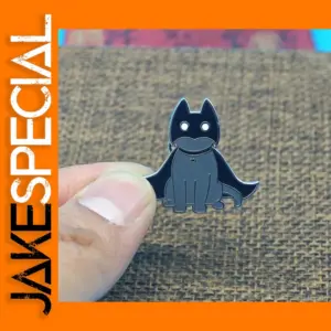 Cool Batcat Animal Enamel Pin Badge