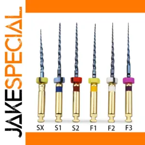 Golden Endodontic Root Canal Files Set for Dentistry
