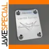 Limited Edition Chrome Guitar Neck Plate