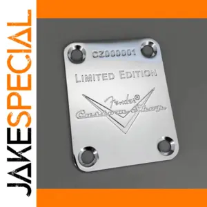 Limited Edition Chrome Guitar Neck Plate