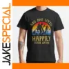 Hiking Camping Humor T-Shirt for Men Large Sizes