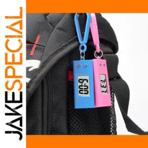NoEnName_Null Student Digital Clock Keychain D1524GHV
