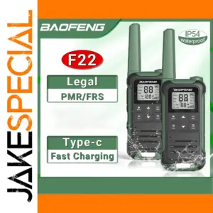 2pcs Baofeng F22 PMR446 FRS Walkie Talkies