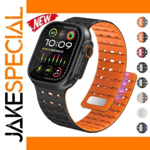 Magnetic Silicone Strap for Apple Watch 49mm-40mm